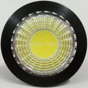 LED 3W射灯COB灯杯3瓦led节能灯黑色射灯E27E24GU10GU5.3B22MR16