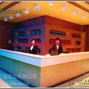 ***酒店大堂形象台烤漆前台定做工厂