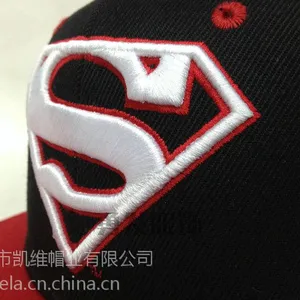 凯维欧美风超人logo平板棒球帽