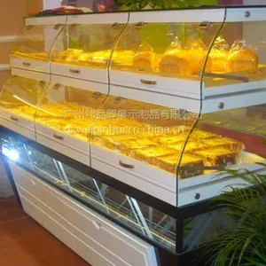 炜品晖供应欧式豪华双层抽屉式面包展示柜陈列柜展架靠墙柜,边岛柜