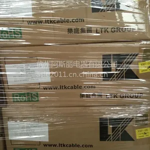 现货 UL2481#25-1P-105℃300V-黑-(黑/棕) 耐油,耐候乐庭(LTK)
