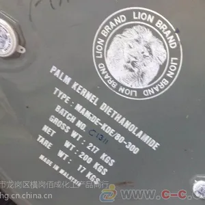 新加坡狮头6501,广州椰子油二乙醇酰胺6501 表面活性剂6502