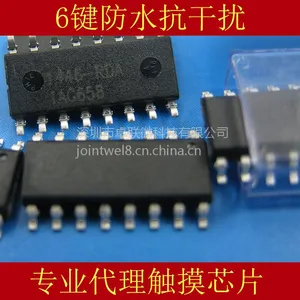 JTW8522防水触摸芯片6键电容触摸感应开关按键控制IC