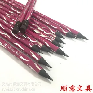 顺手牌黑色铅笔定制 厂家直销 HB学生写字铅笔厂家