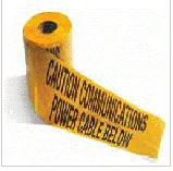 Detectable warning tapes
