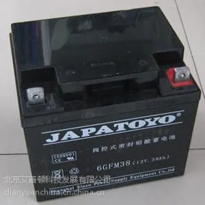 东洋蓄电池12V38AH 东洋免维护蓄电池6FM38 UPS蓄电池 原装正品