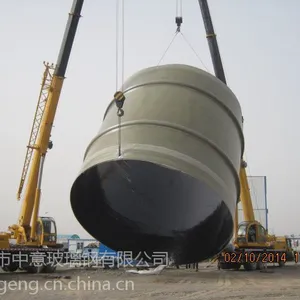 电厂玻璃钢烟囱内筒的应用特点制造生产厂家技术设计参数规范