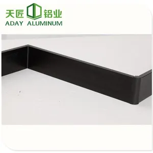 供应天匠6黑金铝合金踢脚线,高6cm厚1.0