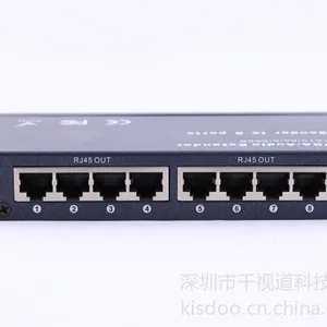供应kisdooVGA延长器VGA多路发送器一进八出