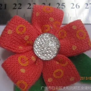 供应浙江慈溪童装衣服袜子手工花,奉化精美服装辅料花,温州羊毛料花