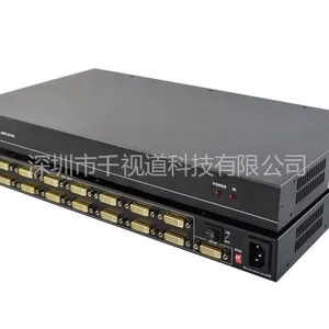 供应千视道16口DVI分配器拼接专用DVI分配器一分16