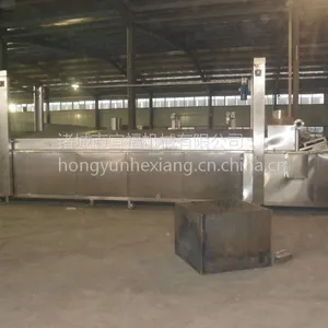 宜福达YZ-8000型油水混合油炸机生产线_诸城油炸机厂家