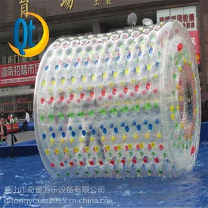 昆山儿童有了设备厂家直销水上滚筒球tpu水上球游乐球玩具球充气球