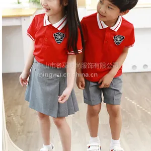 供应山西太原私立幼儿园园服专业定制厂家直销款纯棉小学生校服看夏季园服运动套装安全环保穿着舒适