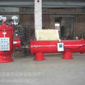 SYD-L-100全自动刷式过滤器不锈钢材森源品牌生产广泛适用于循环或非循环冷却水系统、热交换系统。