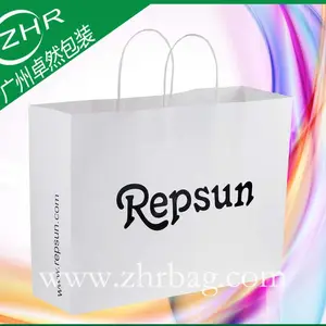 厂家定做白色环保铜版纸袋 优质单铜高档双铜纸包装礼品袋