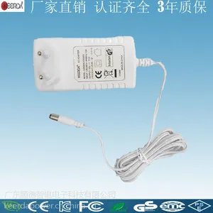 专业生产欧式开关电源 过GS CE RoHS 认证 24V1.5A净水器电源