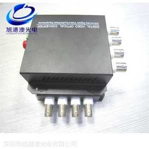 4路视频带一路反向数据光端机 4路视频光端机 485数据光端机