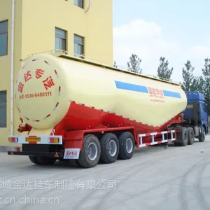 河北55立方水泥罐车多少钱型号SLY9402GFL 金达挂车 新品推荐