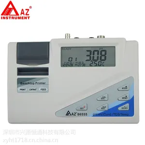 ̨����� AZ86555 ̨ʽPH�� ������ԭ�ζȵ絼��TDS�ɴ�ӡ������