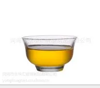 厂家大量生产批发40ml礼品玻璃茶杯/花茶品杯/机制品杯