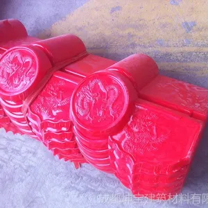 供应批发销售高规格树脂瓦吊檐 高品质ASA四川合成树脂瓦