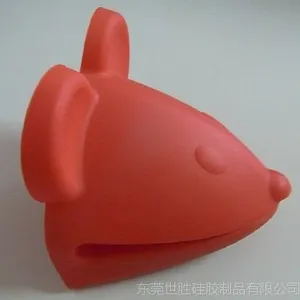 食品级硅胶手套 老鼠头防烫硅胶手套 防热硅胶手套 硅胶隔热手套