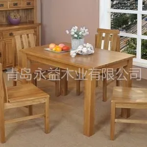 供应实木家具 青岛实木家具 田园407 1.4m餐桌