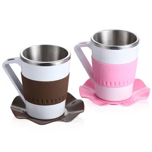 厂家直供 感温咖啡杯 感温水杯 创意温度杯 智能不锈钢杯厂家批发