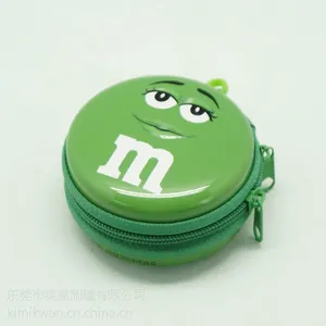 厂家定制直销 圆形拉链铁盒 糖果盒 饰品/礼品/钱包/钥匙铁盒 硬币包 食品级 小额批发