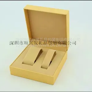 情侣表盒 双只装手表盒包装盒订做***木质手表盒 装套展示手表包装盒 木