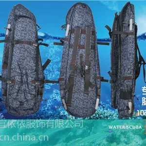 超长脚蹼包批发加工 water scuba自由潜长蛙袋 脚蹼背包 湿衣收纳包