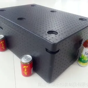 保温箱EPP泡沫箱盒饭箱冷冻面团保冷箱保鲜配送箱43L