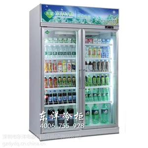 东洋便利店牛奶柜 酸乳制品冷藏柜 韶关冰柜生产商 两门风冷饮料展示柜