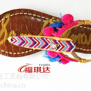 东莞手工编织鞋面,手工编织凉鞋