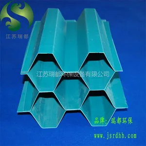 聚氯乙烯蜂窝斜管-PVC蜂窝斜管-蓝色蜂窝斜管填料-沉淀池填料
