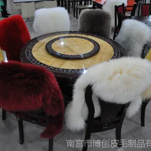【厂家批发】整张羊皮羊毛沙发坐垫羊毛沙发垫纯羊毛地毯自由皮形