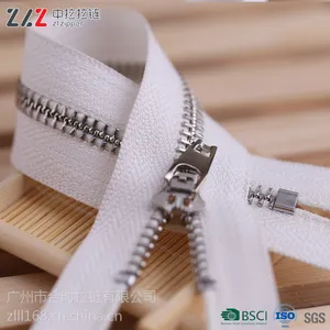5#Y牙白金闭尾环保金属拉链 ***服装拉链