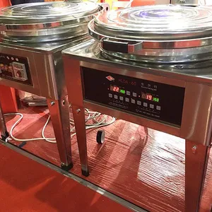 宏联牌厂家直销HLDA-60厂商用不锈钢电脑面板电饼铛 烙饼机 煎饼炉