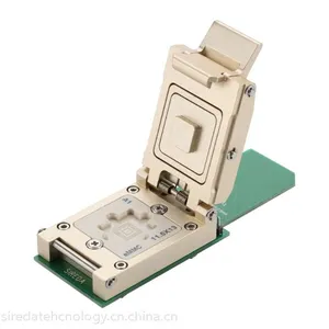 斯纳达 BGA153_11.5x13mm_Pitch 0.5mm,eMMC 翻盖下压测试座