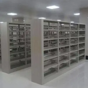 侯马图书架，钢制图书架，木护板书架，密集型书架