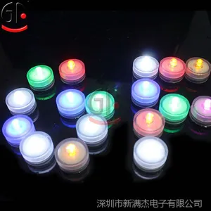 创意电子蜡烛灯，LED浪漫潜水灯，浴室装饰防水蜡烛灯