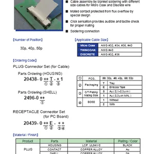 ��Ӧ I-PEX 20455-020E-76 ��Ʒ��������ͬ����