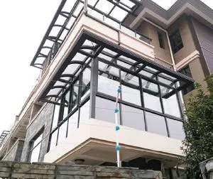 供应【居上好阳光房】 平顶加屋檐 铝合金门窗厂家 佛山上铝门窗 铝合金门窗价格