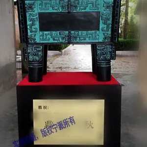 1米高纯铜鼎订做 西安铜鼎配底座 开业乔迁年庆大厅摆饰品