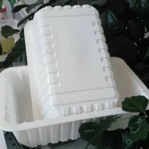 食品级烧鸡扒鸡塑料盒 山东耐高温耐冷读扒鸡烧鸡塑料盒