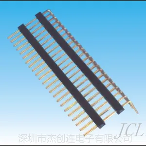 供应1.0/1.27/2.0/2.54单排针,单排双塑排针,90度排针,厂家直销