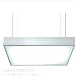 供应厂家直销XH-802办公照明灯具 600*600铝材吊线灯新款现代LED灯饰