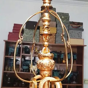 复仿品陕西法门寺茶器金银器禅杖 锡杖 宗教礼品摆件