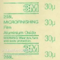 3M-268L-30μ塑基自贴式电厂阀门研磨砂纸